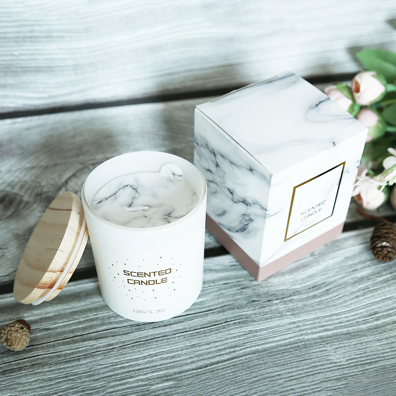 Custom branded scented soy candles with private log Australia